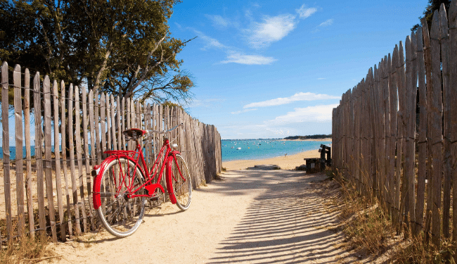 Bicycle at Ocean