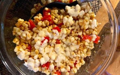 Easy Spicy Corn Salad with Queso Fresco