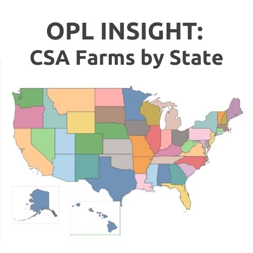 OPL Insight: CSA Farms by State
