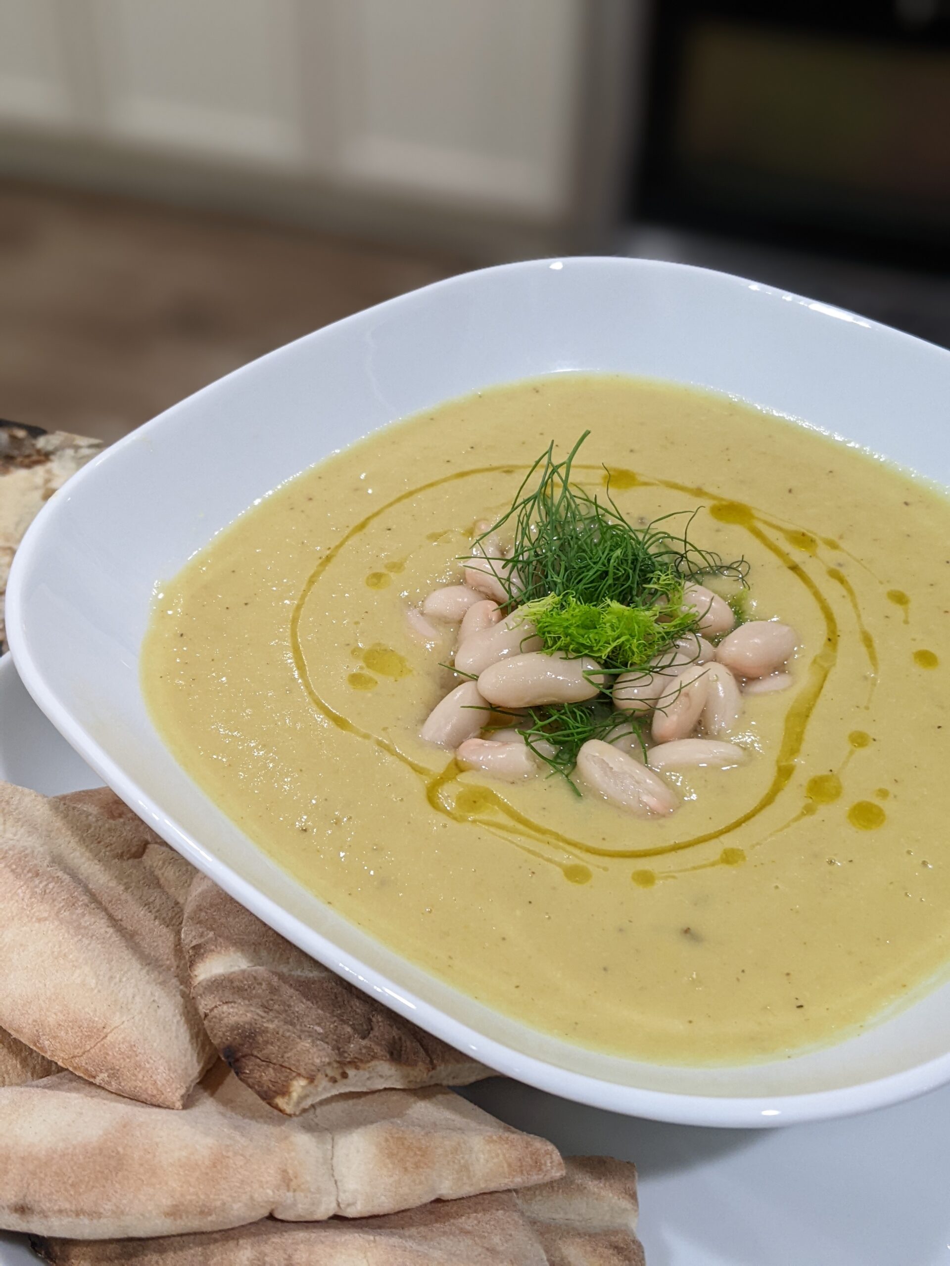 Cauliflower and White Bean Soup