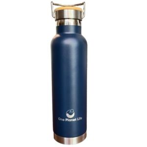 One Planet Life Blue Insulated Water Bottle
