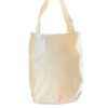 Foldable Tote Bag in Neutral Tan Cotton - Image 3
