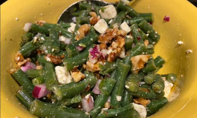 Green Bean Salad with Toasted Walnuts and Feta Cheese