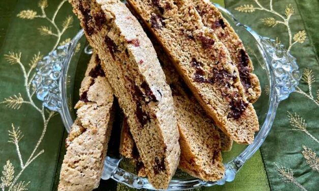 Chocolate Chip and Coffee Biscotti