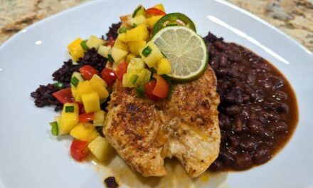 Caribbean Chicken with Pineapple Salsa