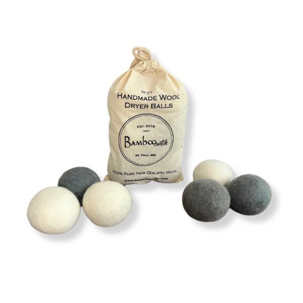 Organic Wool Dryer Balls by Bamboo Switch