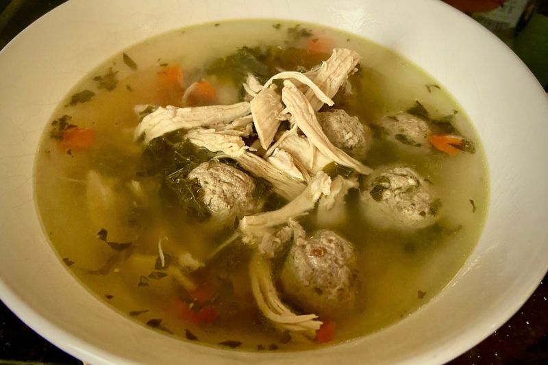 Hearty Wedding Soup with Meatballs