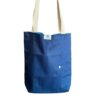 Expanded Marine Blue Side of OPL Foldable Tote Bag