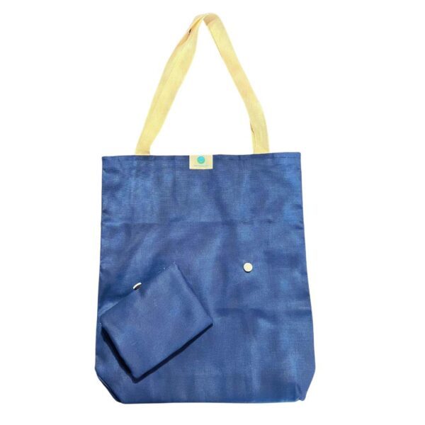 Marine Blue OPL Foldable Tote Bag