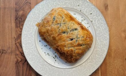 Baked Mushroom Wellington – the perfect holiday entree!