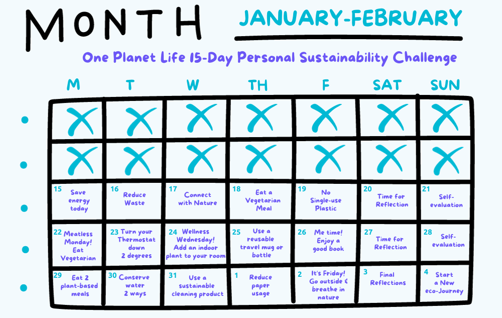 Join Our 15-Day Personal Sustainability Challenge!