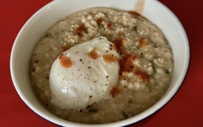 Savory Steel Cut Oat Breakfast Porridge