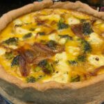 Broccoli, Shallot, and Sun-Dried Tomato Quiche