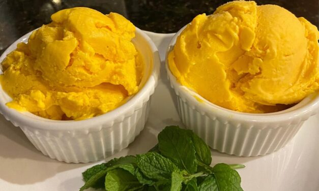 Easy Mango Ice Cream