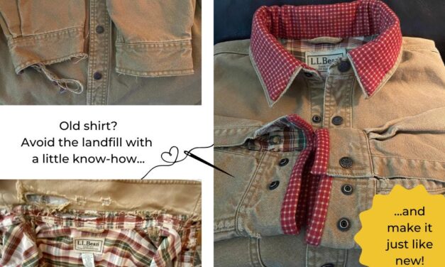 Just Like New: How I Saved a Worn-Out Shirt From the Landfill