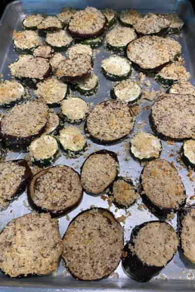 Eggplant and Zucchini Parmesan